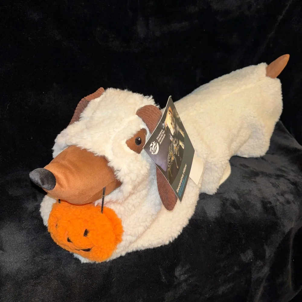Dachshund Halloween Plush Mummy and Ghost Set
